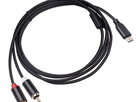 Maxbell Type C to Dual Cable Audio for Audio Equipment Phones Recorders 1M Discount