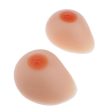 Maxbell 1 Pair Silicone Breasts Forms Prosthesis for Crossdresser 1000g -D Cup Skin Online Hot Sale