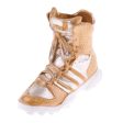 Maxbell 1 6 Scale Shoes Model Combat Boots for 12  Female Action Figure Body Gold Fashion